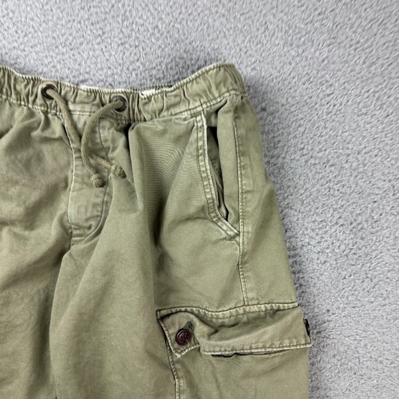 Abercrombie & Fitch Adult Large L Outdoor Casual Chino Cargo Shorts‎ Tan Used - Picture 2 of 8